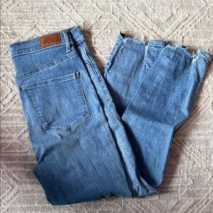 Express Light Blue Ankle Jeans